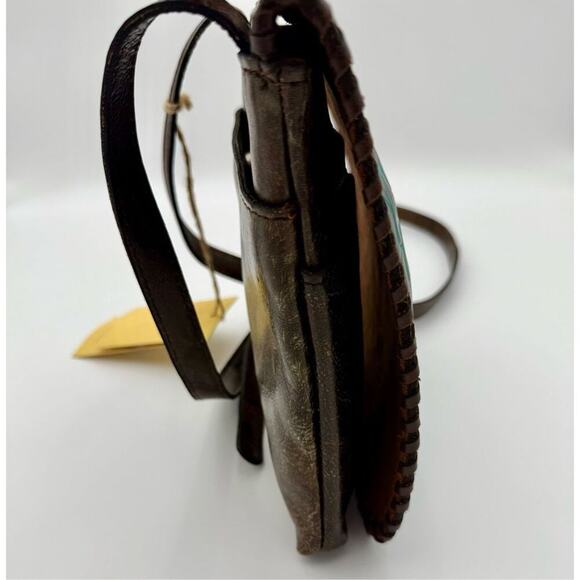 Patricia Nash Granada Tooled Turquoise Crossbody bag - Picture 5 of 9